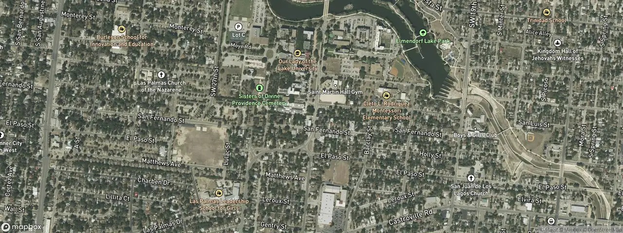 Aerial view of Nelson Wolff Stadium